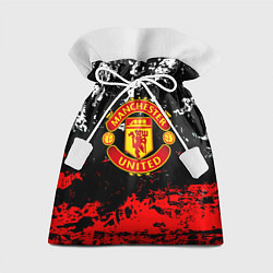 Мешок для подарков Манчестер Юнайтед краски, цвет: 3D-принт