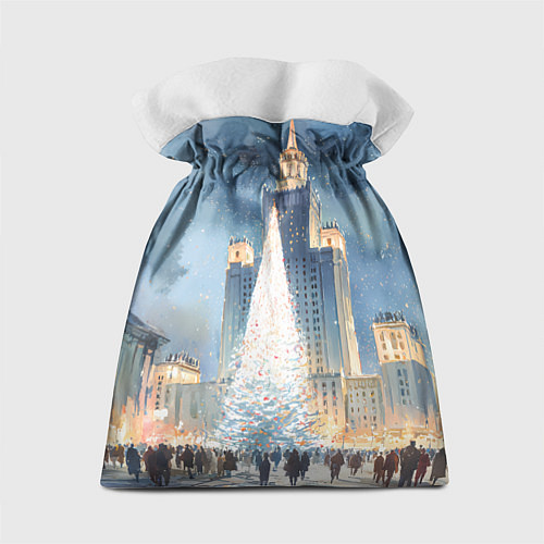 Подарочный мешок Новый год в Москве / 3D-принт – фото 2