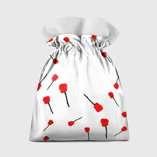 Подарочный мешок Манчестер Юнайтед розы паттерн / 3D-принт – фото 2