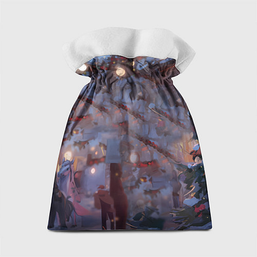 Подарочный мешок Лошадка наслаждается новым годом / 3D-принт – фото 2