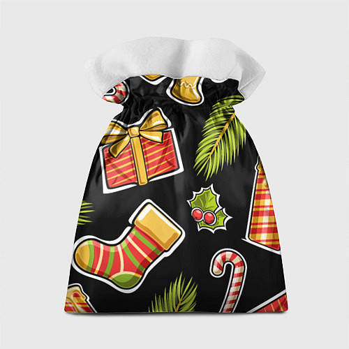 Подарочный мешок Рождественский вайб / 3D-принт – фото 2