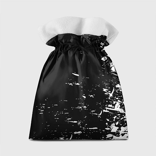 Подарочный мешок Лестер сити краски белые / 3D-принт – фото 2