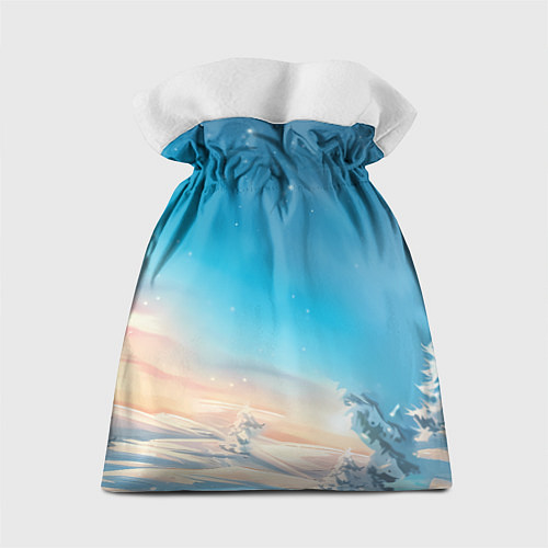 Подарочный мешок Новогодняя лошадь в очках / 3D-принт – фото 2