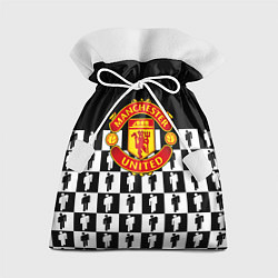 Мешок для подарков Манчестер Юнайтед люди паттерн, цвет: 3D-принт