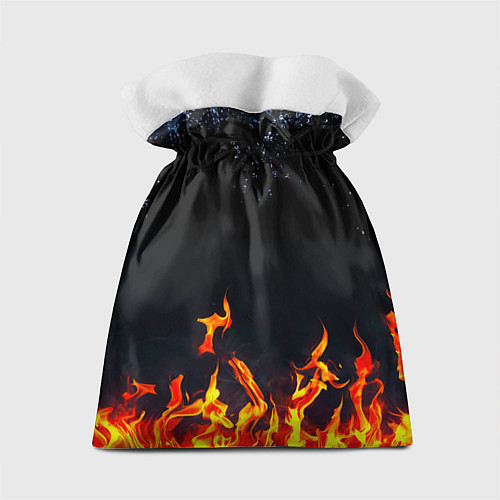 Подарочный мешок Манчестер Юнайтед лёд и огонь / 3D-принт – фото 2