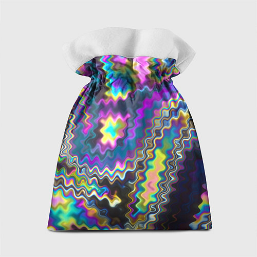 Подарочный мешок Абстракция переливы / 3D-принт – фото 2