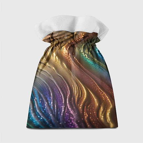 Подарочный мешок Сморщенные складочки жидкости / 3D-принт – фото 2