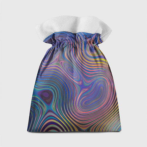 Подарочный мешок Абстрактная рябь / 3D-принт – фото 2