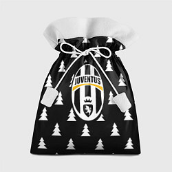 Подарочный мешок Ювентус ёлочки паттерн