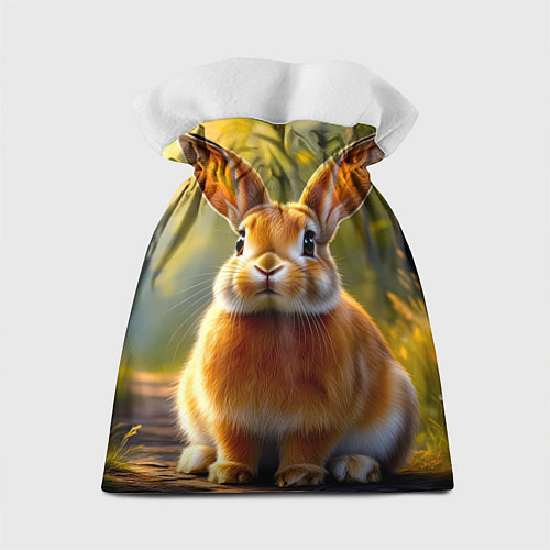 Подарочный мешок Зайчик в лесу / 3D-принт – фото 2