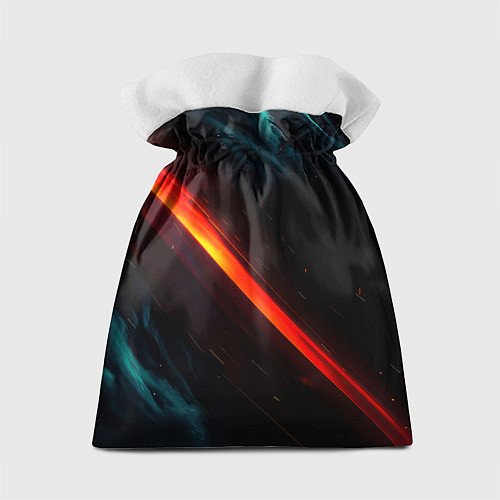 Подарочный мешок Манчестер Юнайтед абстракция / 3D-принт – фото 2