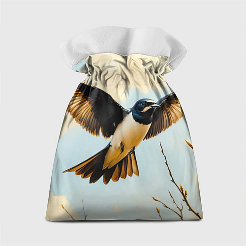 Подарочный мешок Полёт ласточки / 3D-принт – фото 2