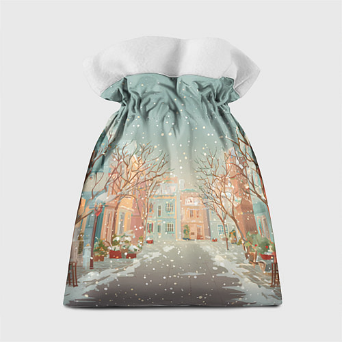 Подарочный мешок Маленькая новогодняя милая лошадка / 3D-принт – фото 2