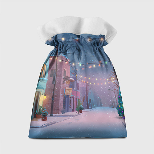 Подарочный мешок Лошадка с новогоднем венком 2026 / 3D-принт – фото 2