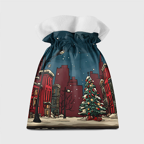 Подарочный мешок Лошадка в новогодней гирлянде / 3D-принт – фото 2