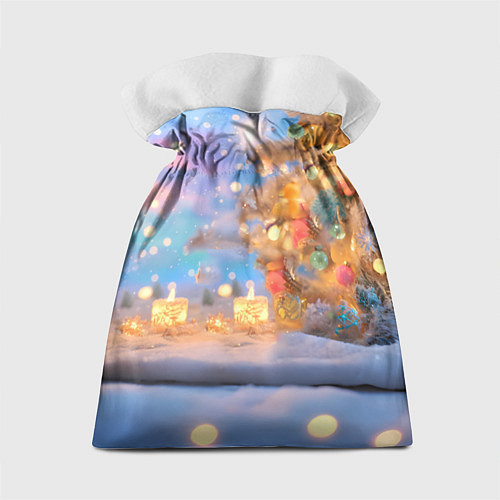Подарочный мешок Новогодняя милая мышка / 3D-принт – фото 2