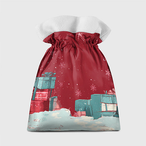 Подарочный мешок Сфинкс новогодняя кошка / 3D-принт – фото 2