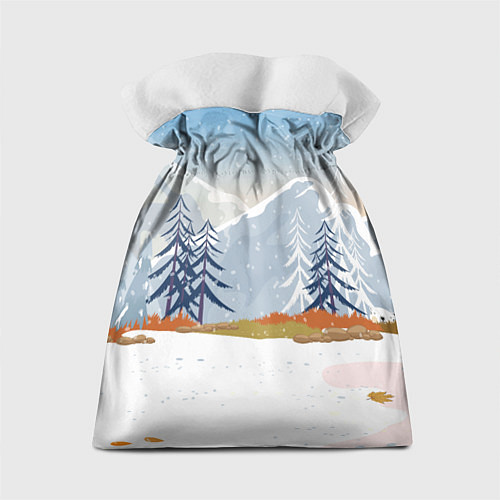 Подарочный мешок Лошадь с салатом Под шубой / 3D-принт – фото 2