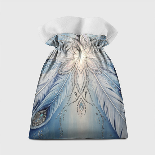 Подарочный мешок Ледяной перьевой орнамент со светом / 3D-принт – фото 2