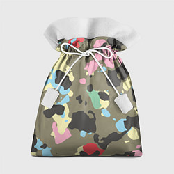 Мешок для подарков Камуфляж: микс цветов, цвет: 3D-принт