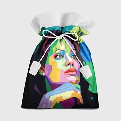 Мешок для подарков Angelina Jolie: Art, цвет: 3D-принт