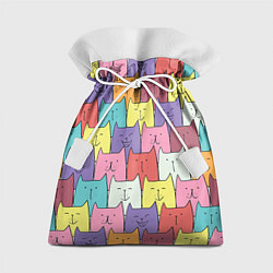 Мешок для подарков Котики, цвет: 3D-принт
