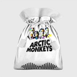 Мешок для подарков Arctic Monkeys: Music Wave, цвет: 3D-принт
