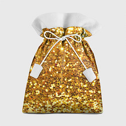 Мешок для подарков Золотое мерцание, цвет: 3D-принт