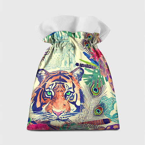 Подарочный мешок Индийский тигр / 3D-принт – фото 2