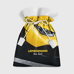 Мешок для подарков Lamborghini the best, цвет: 3D-принт