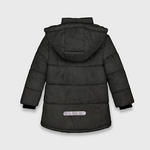 Зимняя куртка для девочки Dagestan Eagle / 3D-Черный – фото 2