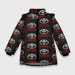 Куртка зимняя для девочки Toyota, цвет: 3D-светло-серый