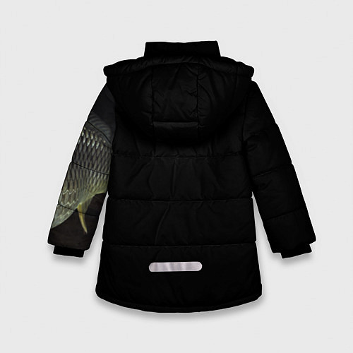 Зимняя куртка для девочки The best fisherman / 3D-Черный – фото 2