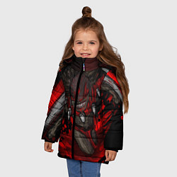 Куртка зимняя для девочки Bloodseeker Rage, цвет: 3D-черный — фото 2