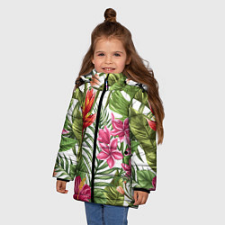 Куртка зимняя для девочки Фэшн 6, цвет: 3D-светло-серый — фото 2