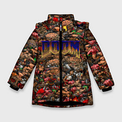 Зимняя куртка для девочки DOOM: Pixel Monsters