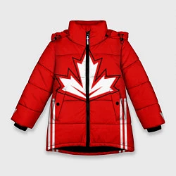 Зимняя куртка для девочки Сборная Канады: домашняя форма
