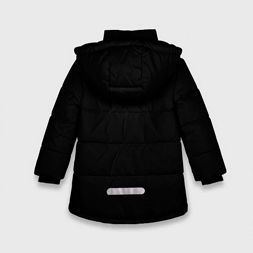 Зимняя куртка для девочки Moon Wolf / 3D-Черный – фото 2