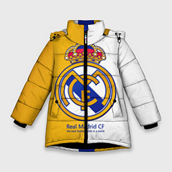 Куртка зимняя для девочки Real Madrid CF, цвет: 3D-черный