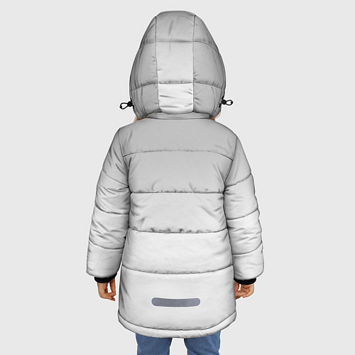 Зимняя куртка для девочки Honda 2 / 3D-Светло-серый – фото 4