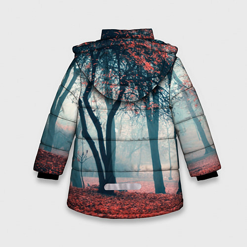 Зимняя куртка для девочки Осень / 3D-Черный – фото 2