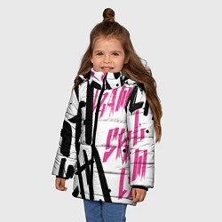 Куртка зимняя для девочки Kai Wachi, цвет: 3D-черный — фото 2