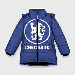 Куртка зимняя для девочки Chelsea FC, цвет: 3D-черный