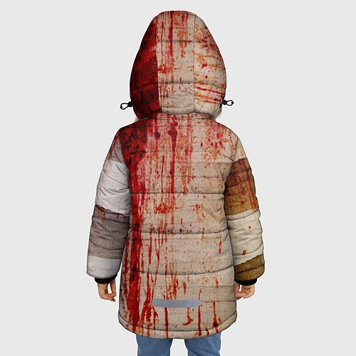 Зимняя куртка для девочки Бинты 1 / 3D-Красный – фото 4