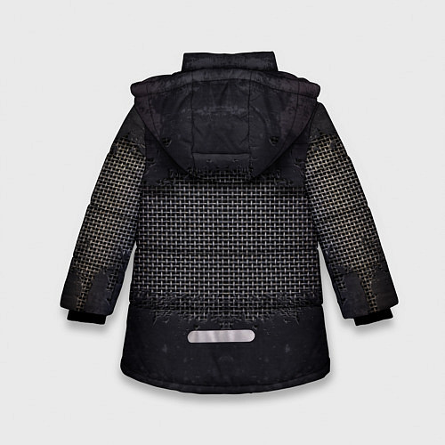 Зимняя куртка для девочки Sci-Fi / 3D-Черный – фото 2