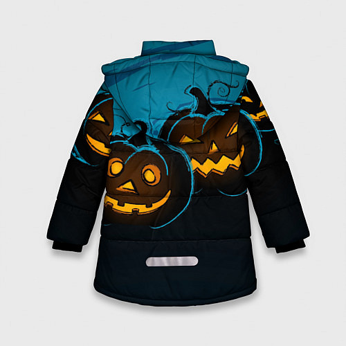 Зимняя куртка для девочки Halloween3 / 3D-Черный – фото 2