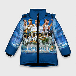 Зимняя куртка для девочки Real Madrid