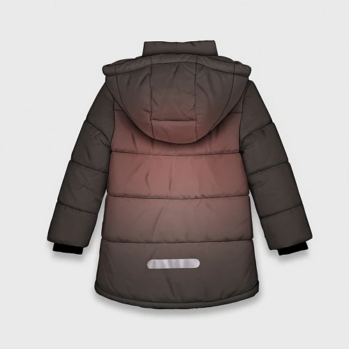 Зимняя куртка для девочки Master / 3D-Светло-серый – фото 2