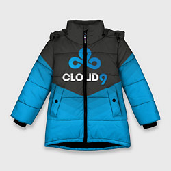 Куртка зимняя для девочки Cloud 9 Uniform, цвет: 3D-черный