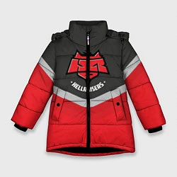 Куртка зимняя для девочки HellRaisers Uniform, цвет: 3D-черный
